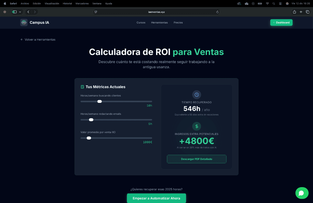 Calculadora ROI